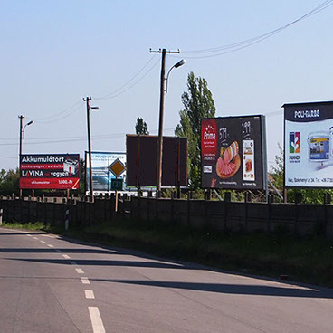 Euró méretű (5,04 x 2,38m) felületek bérbeadása, telepítése.